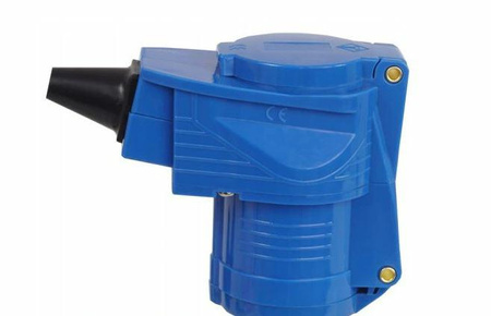 Gniazdo kątowe 16A 230V adapter