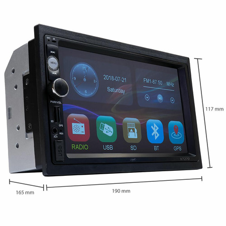 Radio Samochodowe Pni V7270 2DIN 7`GPS 