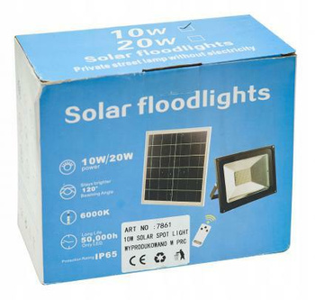 Led Lampa Solarna-halogen 20W  + pilot