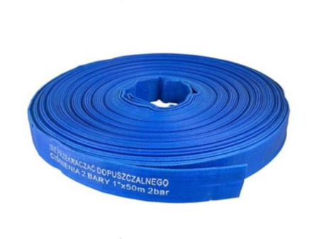 Wąż Pcv 1" 50M Niebieski 2 Bary 70007