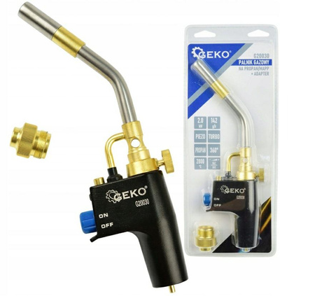 Palnik gazowy na propan/MAPP + adapter  