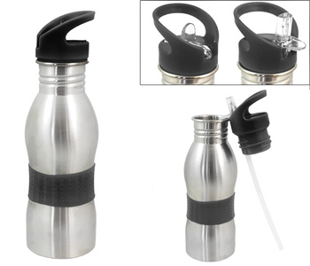 Bidon Termos Srebrno-Czarny 550Ml