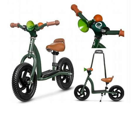Rowerek biegowy Lo-Roy 2w1 Military Gree