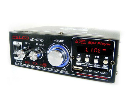 Wzmacniacz Amplifier  AK699D 2x15W, USB 