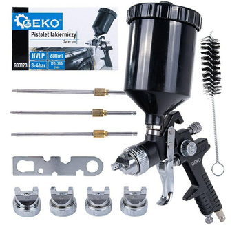 Pistolet lakierniczy HVLP - 4 dysze (