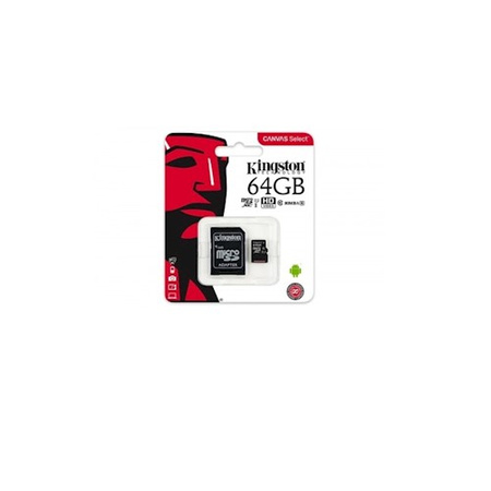 Karta Pamięci Kingston 64Gb Z Adap 10Kl.