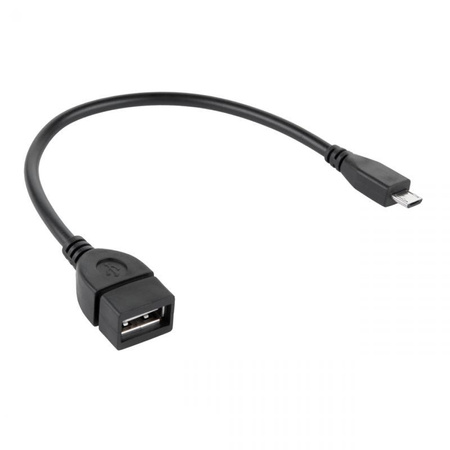 Kabel Gniazdo A- Wtyk Micro usb Kpo2908 