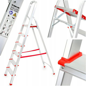 Drabina aluminiowa 6 stopniowa M85603