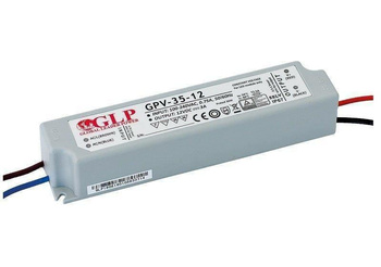 Zasilacz 12V/3A CV IP67 plastic GPV-35-1