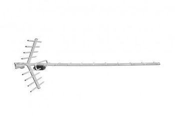 Antena TV 19 elementów z symetryzatorem.