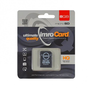 Karta Pamięci Imro Sd 8Gb z adaptorem