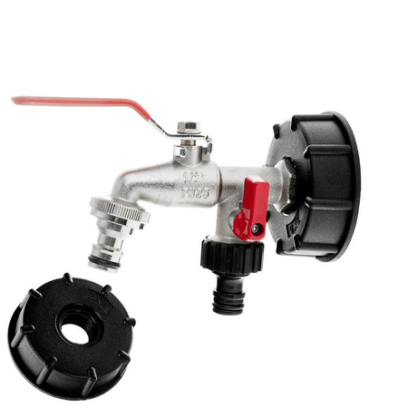 Zestaw – IBC nakrętka S60x6 + kran 1/2" 