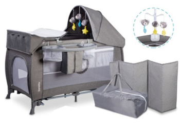 Łóżeczko Turystyczne Lo-Simon Grey