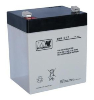 Akumulator żelowy Agm 12V/ 5Ah Mws 5 12