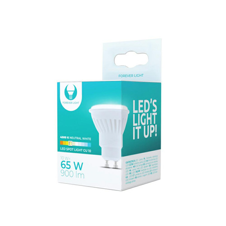 Żarówka LED GU10 10W 230V 4500K 900lm   