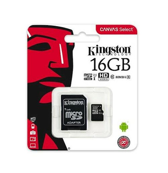 Karta Pamięci Kingston 16Gb z Adap 10Kl.