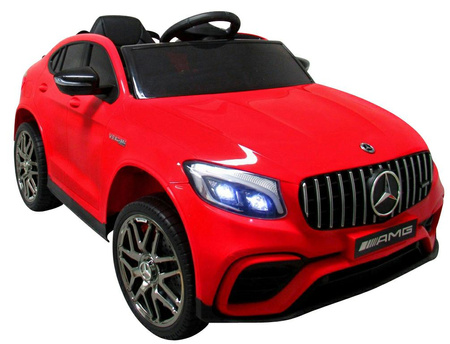 Samochodzik Autko Mercedes GLC63S czerwo