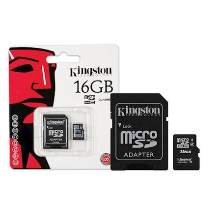 Karta Pamięci Kingston 16Gb Z Adap
