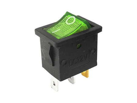 Przełącznik Irs-701Dc 12V zielony