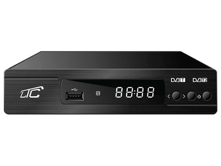 Tuner DVB-T2/HEVC DVB101 z pilotem prog