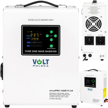 Zasilacz awaryjny SINUS PRO 1200 E PLUS 