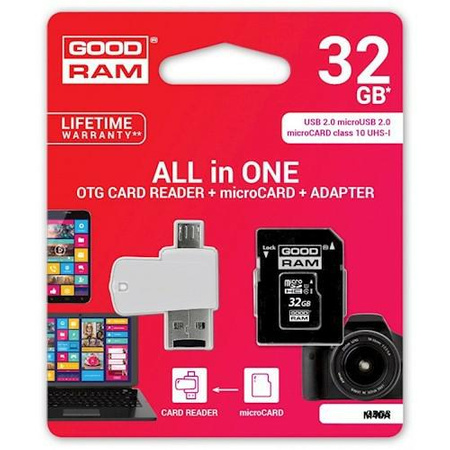 Karta Microsdhc 32Gb 10 Kl Adapt Goodram