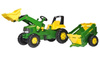 Traktor z przyczepką John Deere