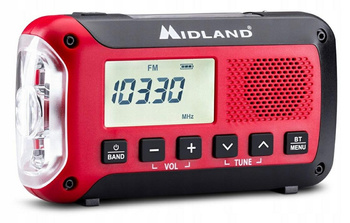 RADIO ALARMOWE MIDLAND ER250BT AM/FM