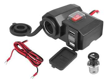 Ładowarka Moto Waterproof 2 x USB 4,2A