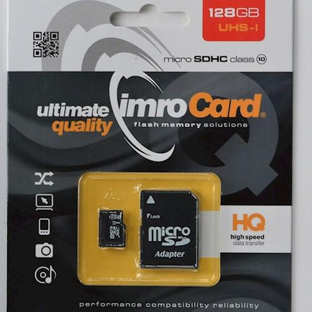 Karta Pamięci Imro 128Gb z adapterem