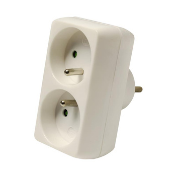 Rozgałęziacz 230v 2X16A P94 Uziemieniem