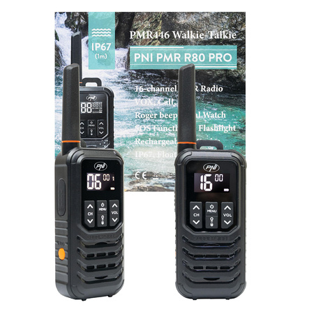 Radiotelefon  PNI PMR R80 PRO, zestaw 2 