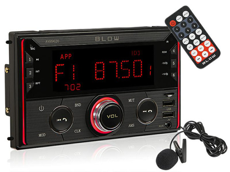 Radio BLOW AVH-9620 2DIN RDS RGB        