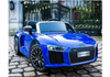 Samochodzik Autko Audi R8 Spyder niebies