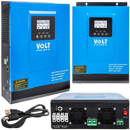 Inwerter solarny SINUS PRO ULTRA-M 6500 