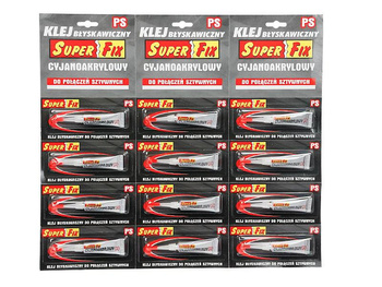 Klej cyjanoakrylowy do połą sztywnych 2g