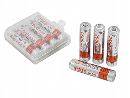 4X Akumulator Aaa Star Power 2500Mah 