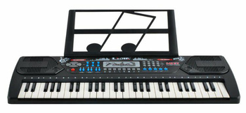 Keyboard organy 54 klawisze czarne