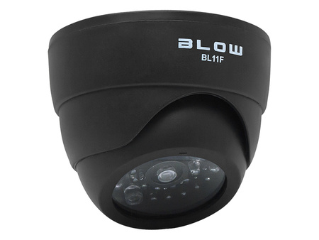 Atrapa Kamery Kopułka Czarna Z Led Bl11F