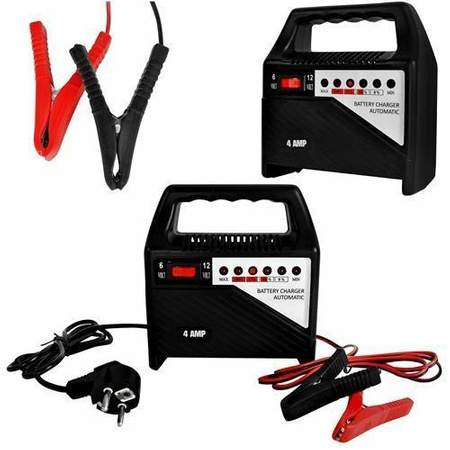 Prostownik do akumulatora  6V/12V 4A