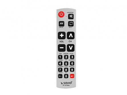 Pilot Uniwersalny dla seniora Tv Savio