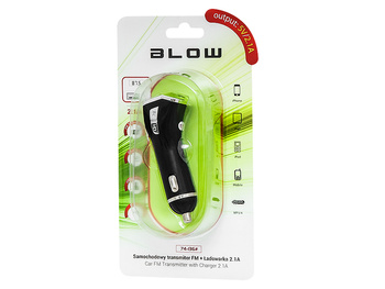 Transmiter Fm Blow Usb+ Ładowarka 2,1A