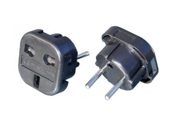 Wtyk Adaptor Ac Złącze El-0174 Czarne Uk