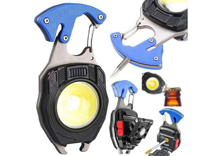 Latarka wielofunkcyjna LED COB          