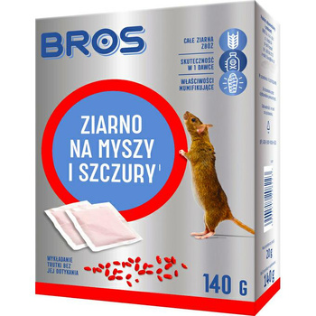 Ziarno trutka na myszy szczury 140g