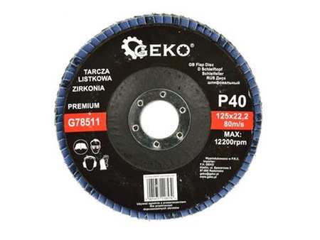 Tarcza listkowa"CYRKON" 125mm P40 PREMIU
