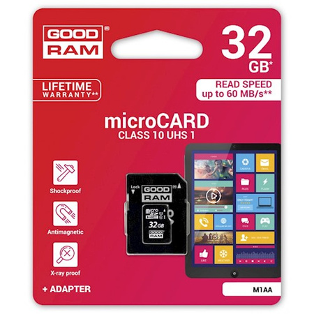 Goodram Microsdhc 32Gb Klasa 10 Uhs