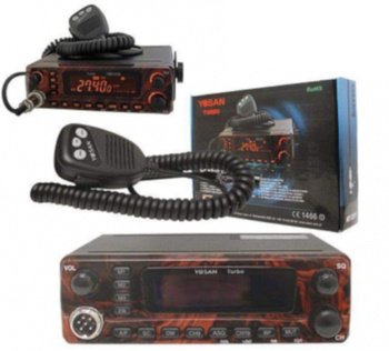 Cb radio Yosan Turbo Drewno Asq, Am/Fm