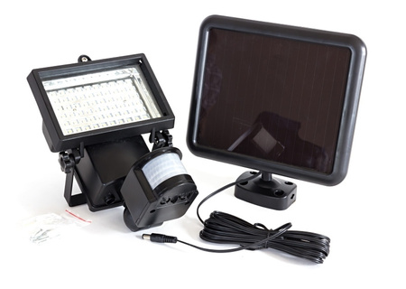 Halogen 60 Led Lampa Solarna + Sensor