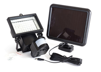 Halogen 60 Led Lampa Solarna + Sensor